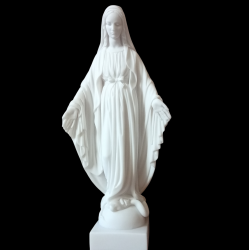 Statue 50cm Vierge en albâtre