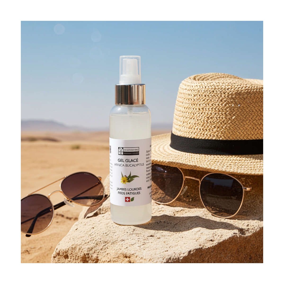 gel rafraichissant pour des jambes légères en période de chaleur