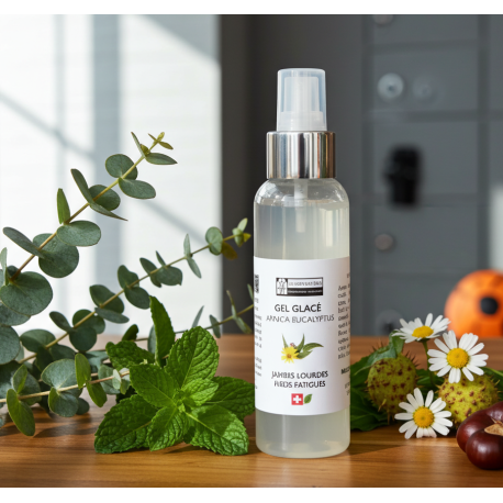 gel marron d'inde arnica menthol rafraichissant