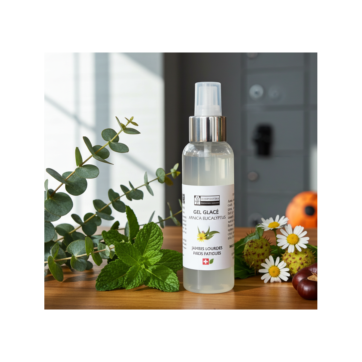 gel marron d'inde arnica menthol rafraichissant