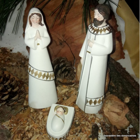 crèche de Noël - Nativité 3 personnages