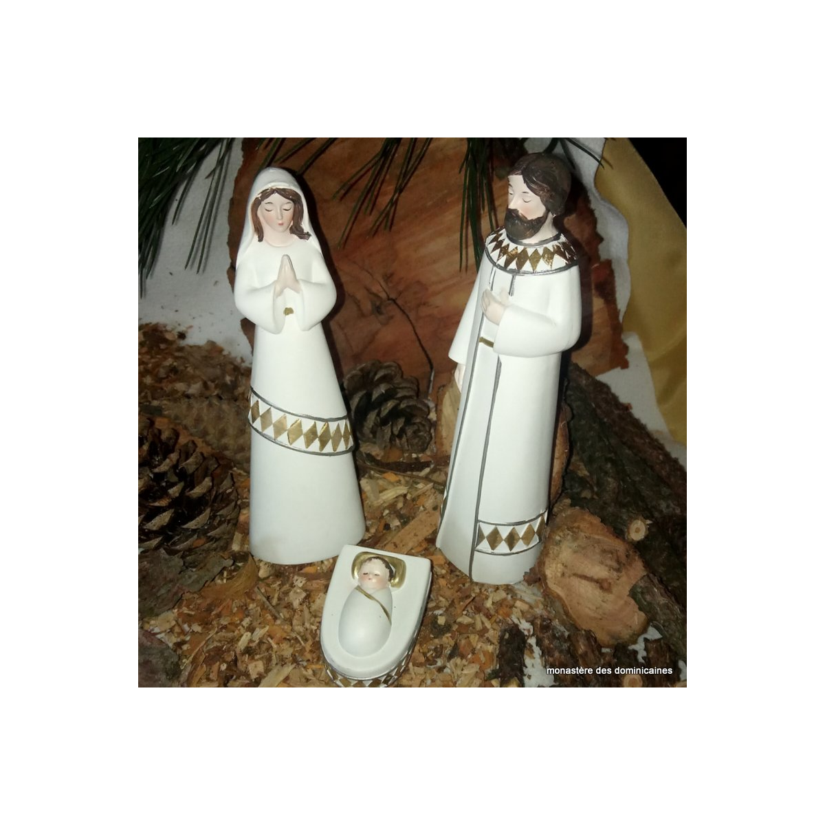 crèche de Noël - Nativité 3 personnages
