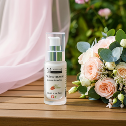 crème peau stressée à la rose