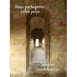 Carte condoléances 1