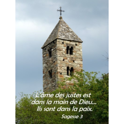 Carte condoléances biblique..."