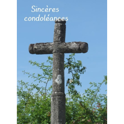 Carte condoléances chrétienne