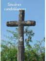 Carte condoléances chrétienne