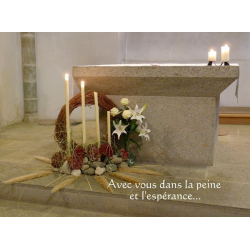 Carte autel catholique